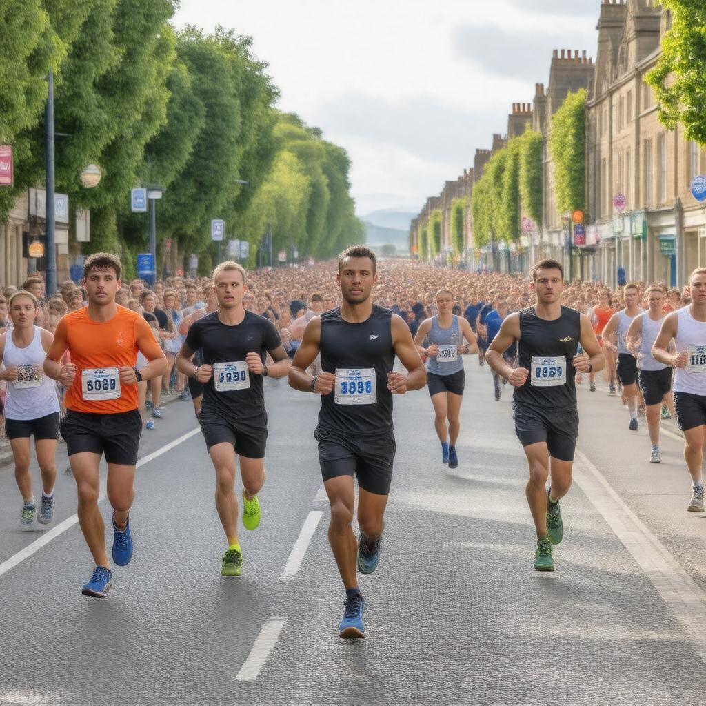 AI-created image of Taunton Marathon