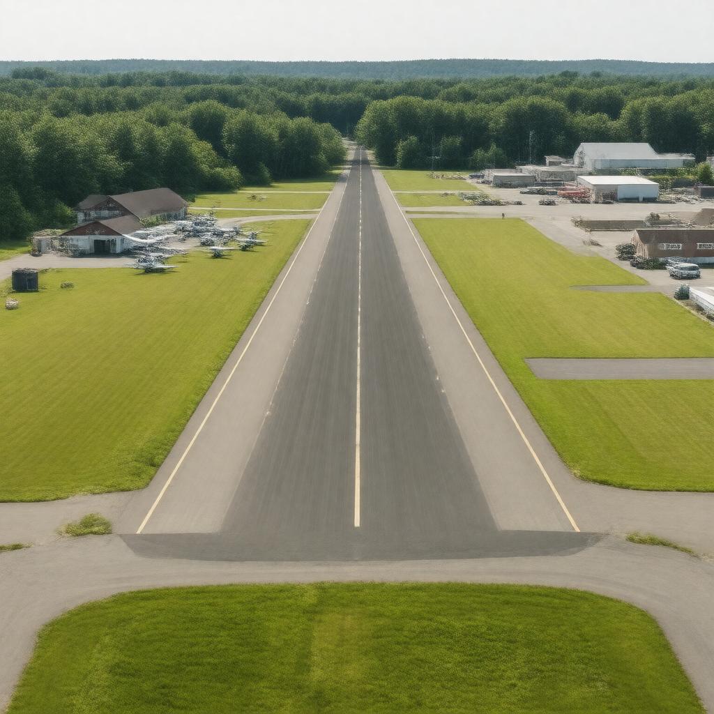 AI-created image of Taunton Municipal Airport