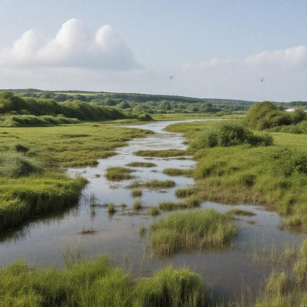 AI-created image of Tavy Estuary