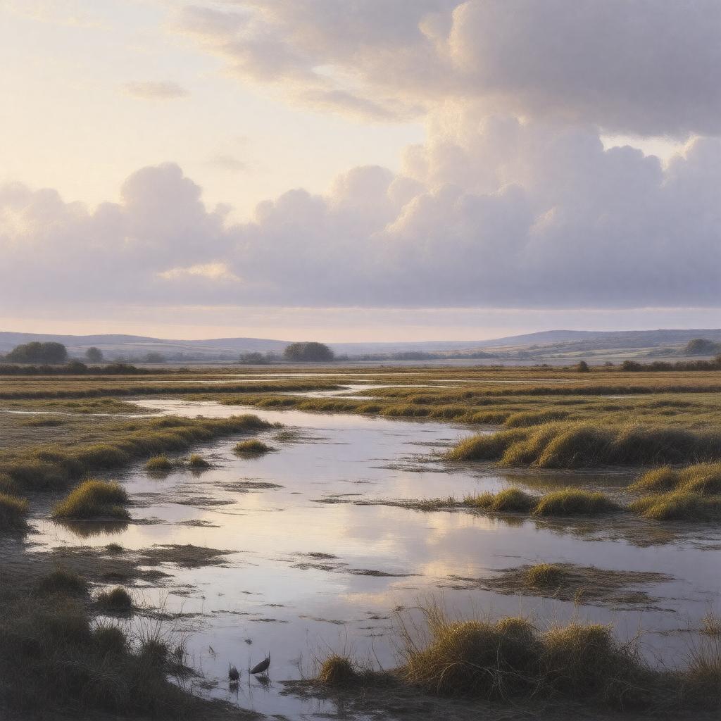 Click to view larger image AI-created image of Taw-Torridge Estuary