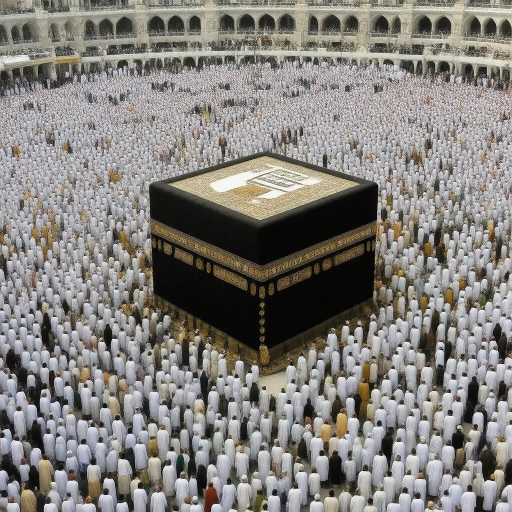 AI-created image of Tawaf