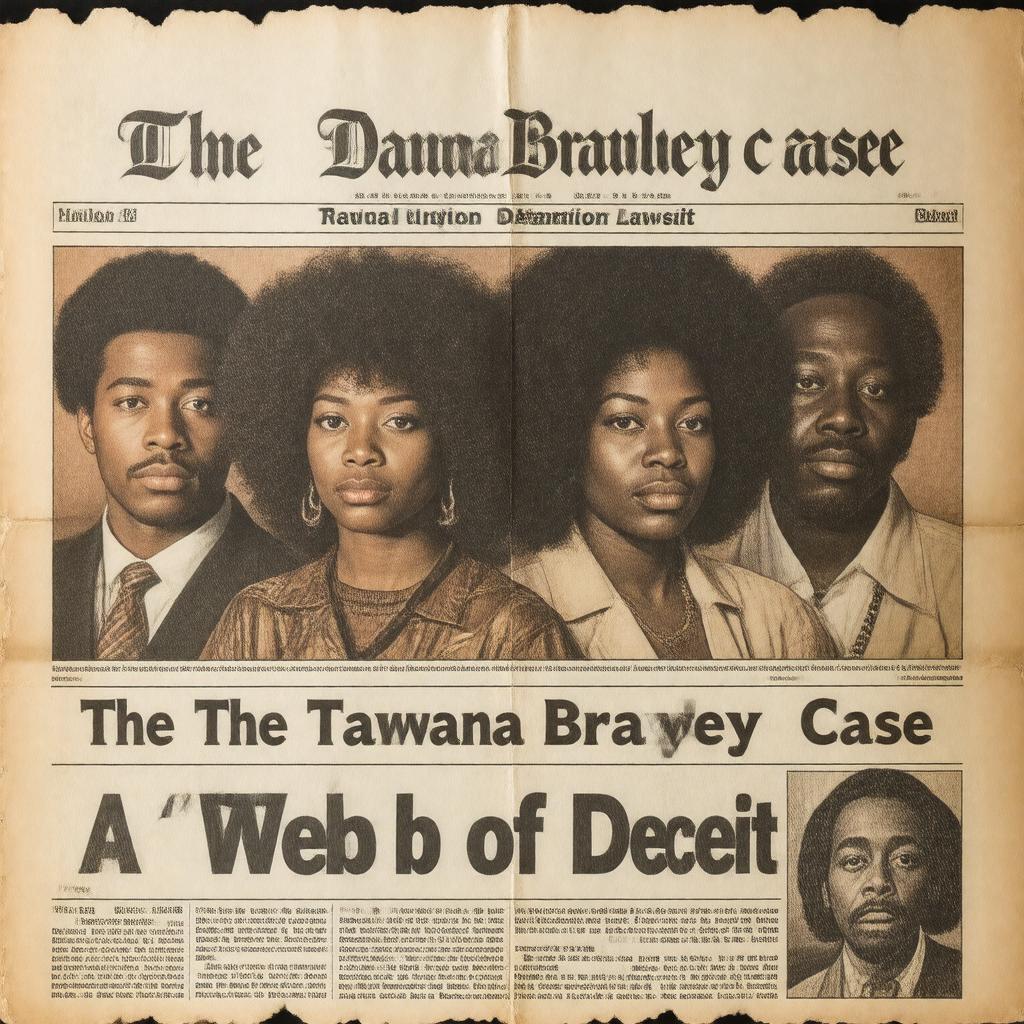 Click to view larger image AI-created image of Tawana Brawley case