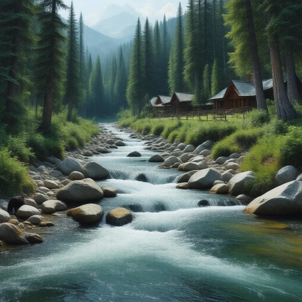AI-created image of Taylor Creek