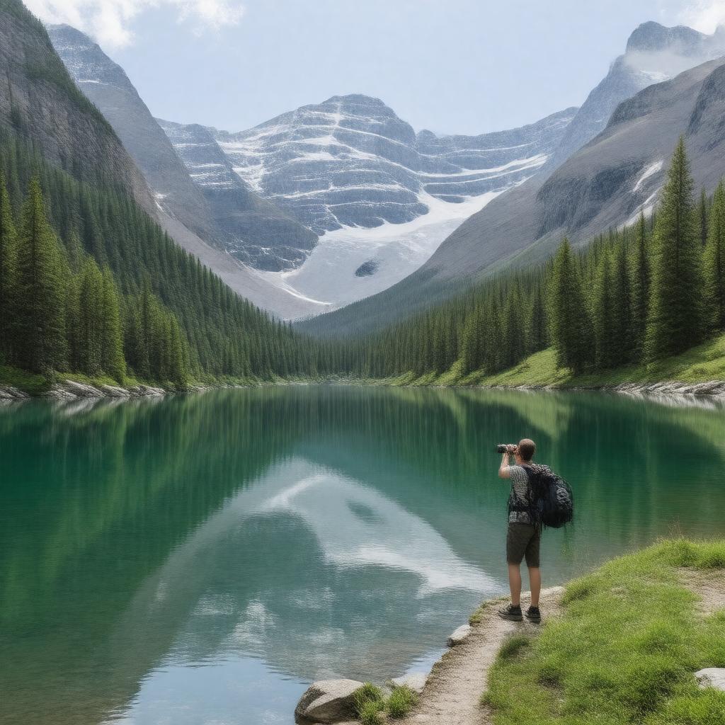 AI-created image of Taylor Lake