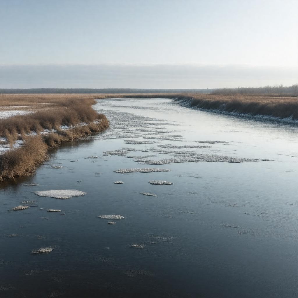 AI-created image of Taymyra River