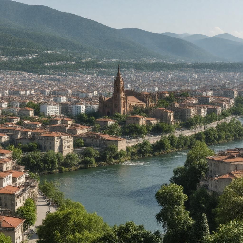 AI-created image of Tbilisi, Georgia