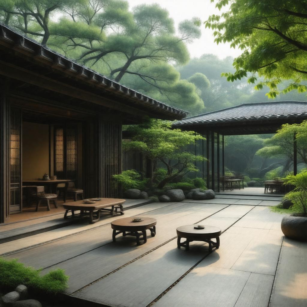 AI-created image of Tea House
