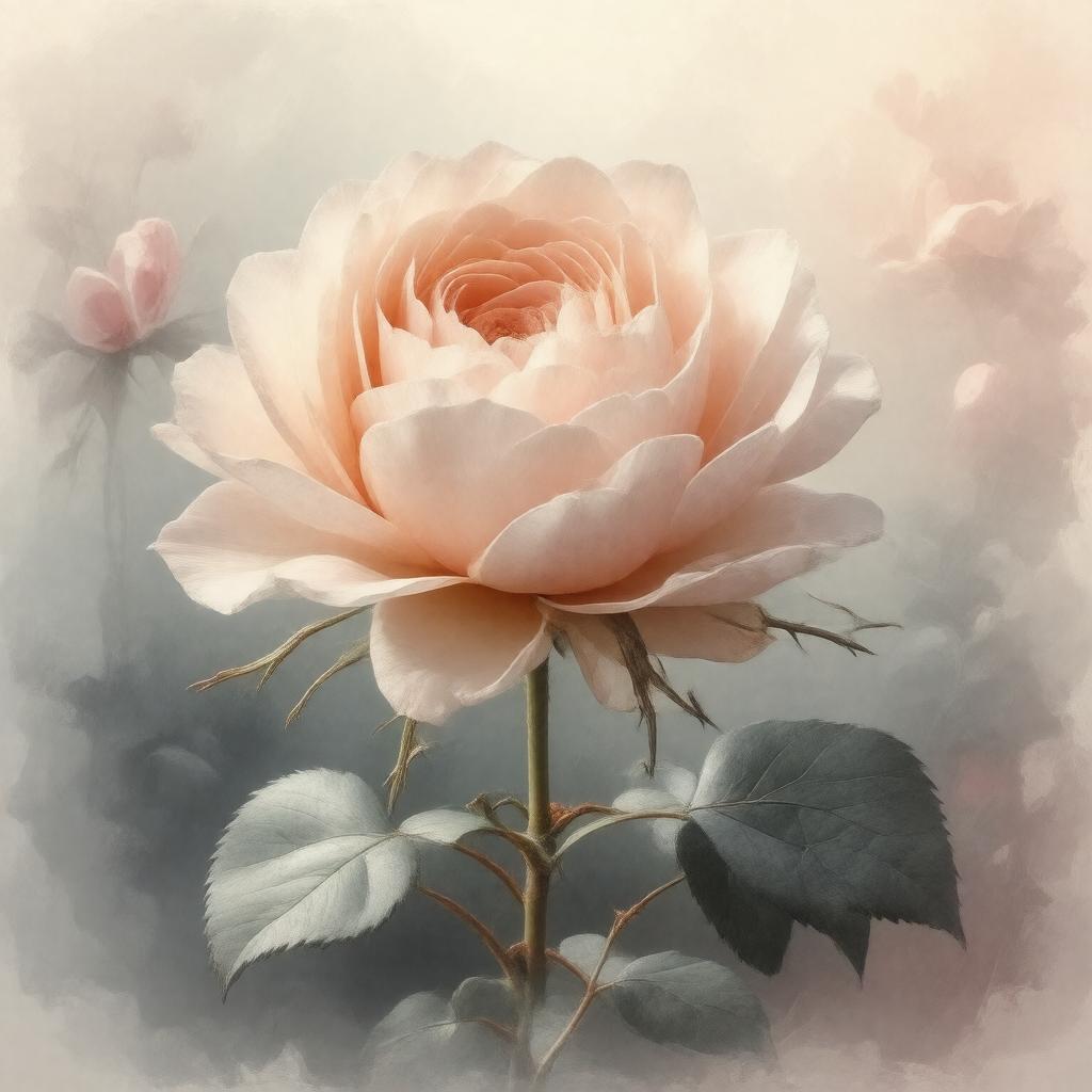 Click to view larger image AI-created image of Tea rose