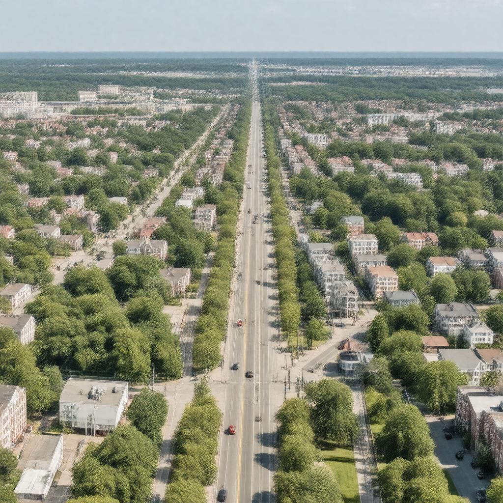 AI-created image of Teaneck, New Jersey