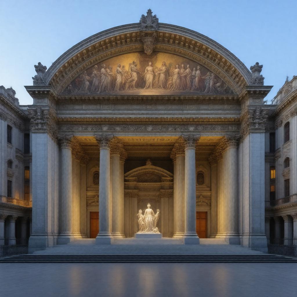AI-created image of Teatro Degollado