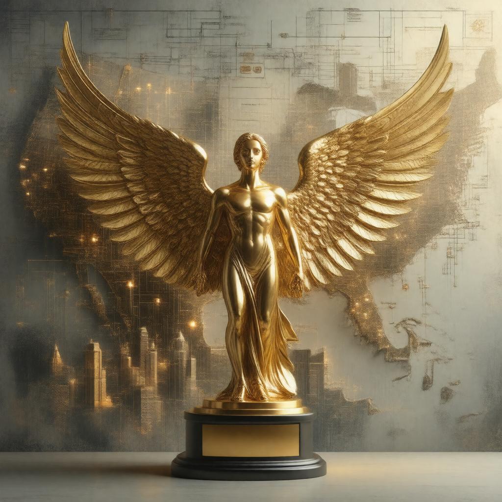 Click to view larger image AI-created image of TechCrunch Crunchie for Angel Investor of the Year