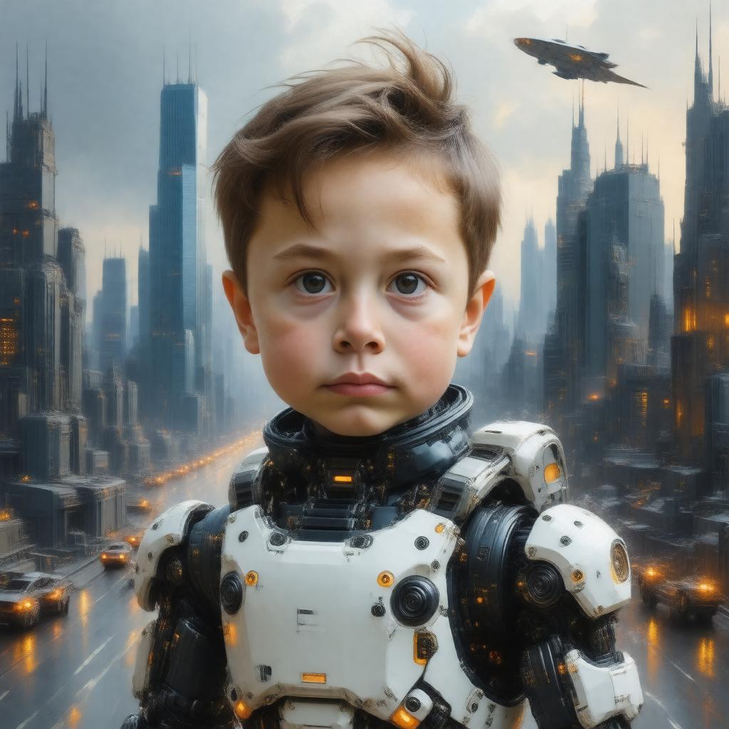 AI-created image of Techno Mechanicus Musk