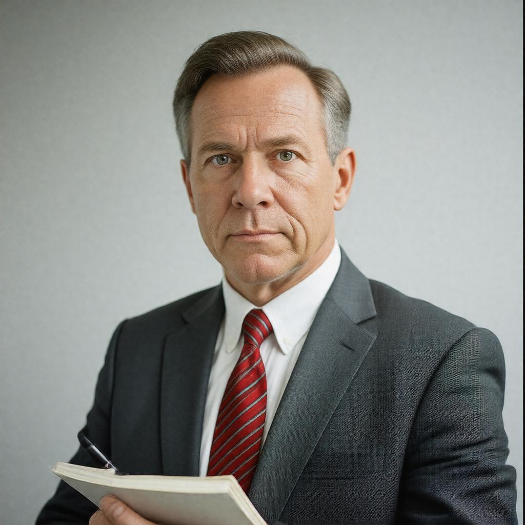 AI-created image of Ted Anthony