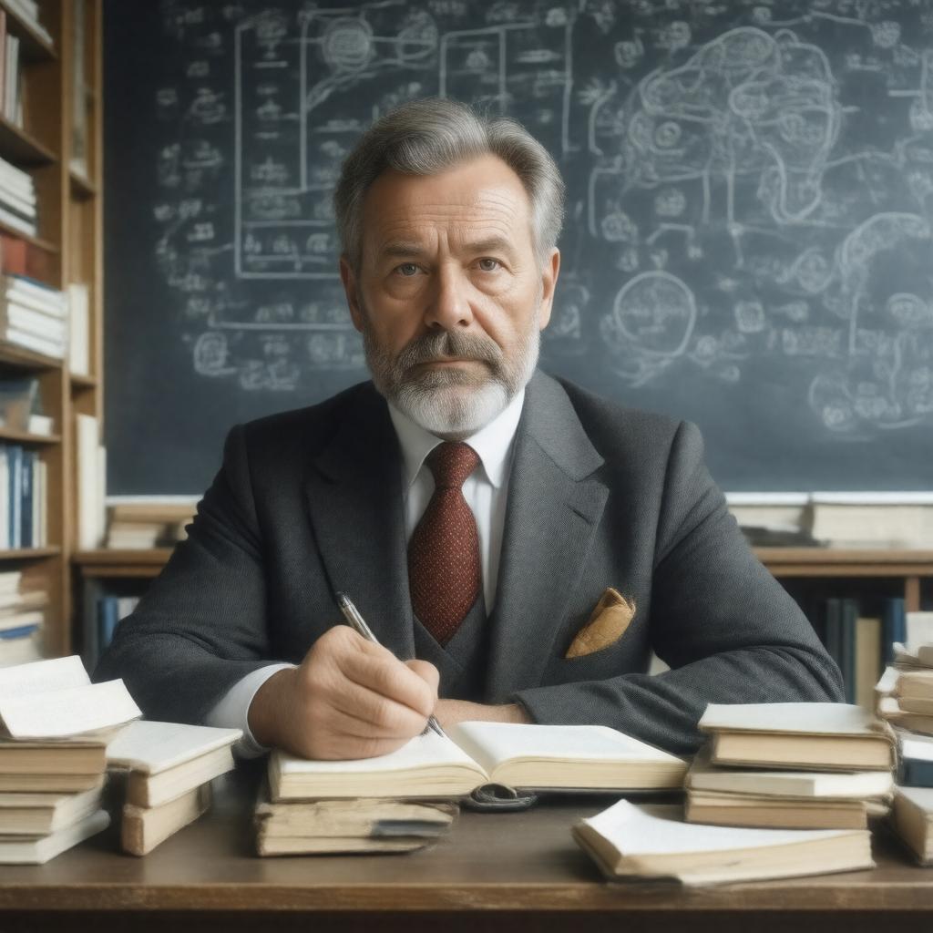 AI-created image of Ted Honderich