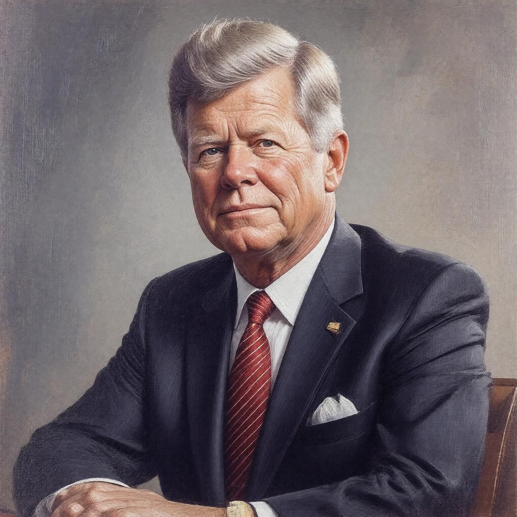 AI-created image of Ted Kennedy