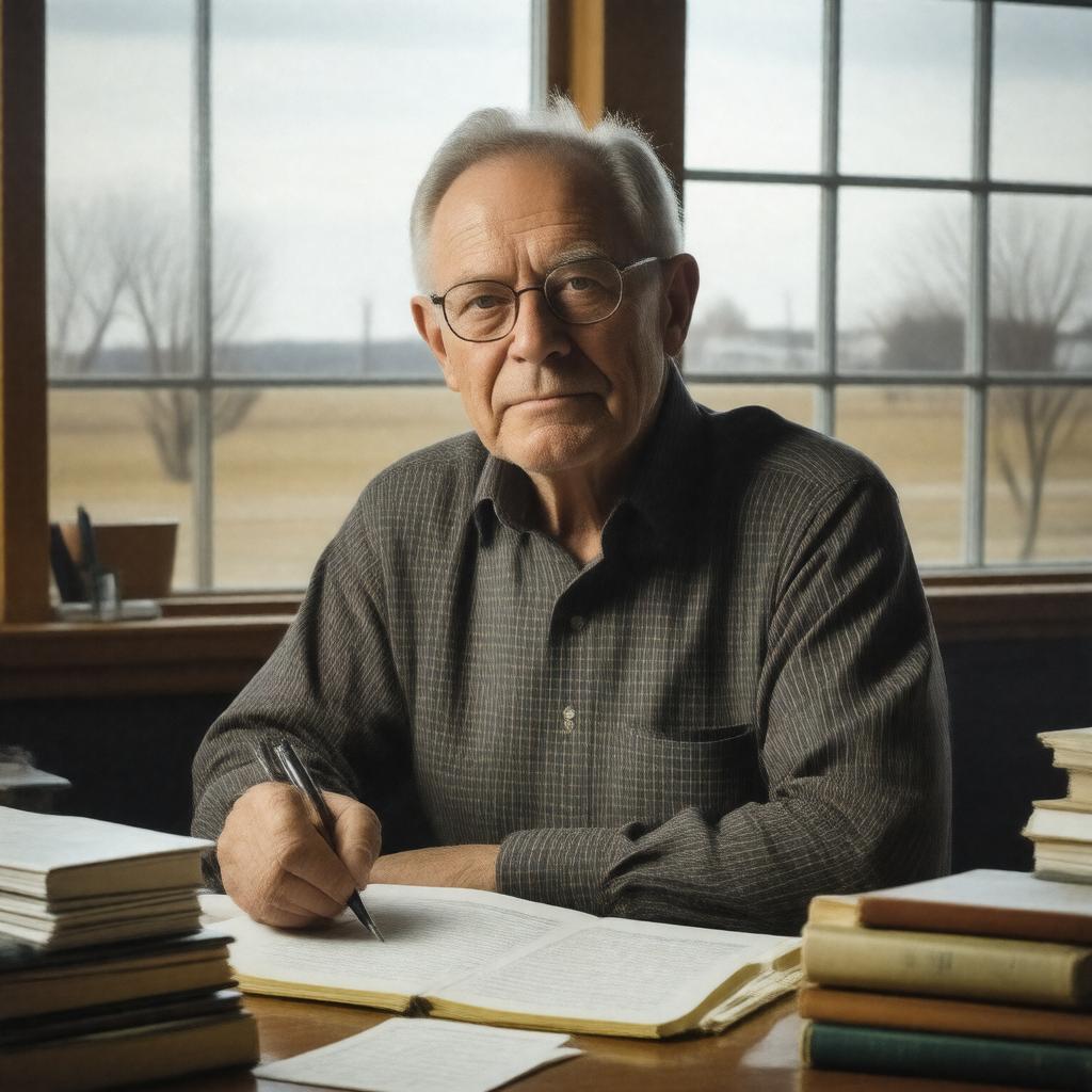 AI-created image of Ted Kooser