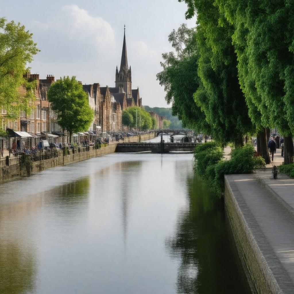 AI-created image of Teddington, London, England