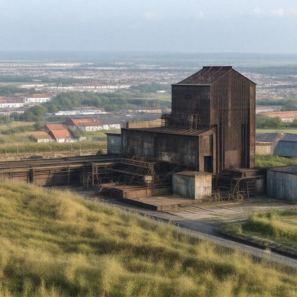 AI-created image of Teesside Beam Mill