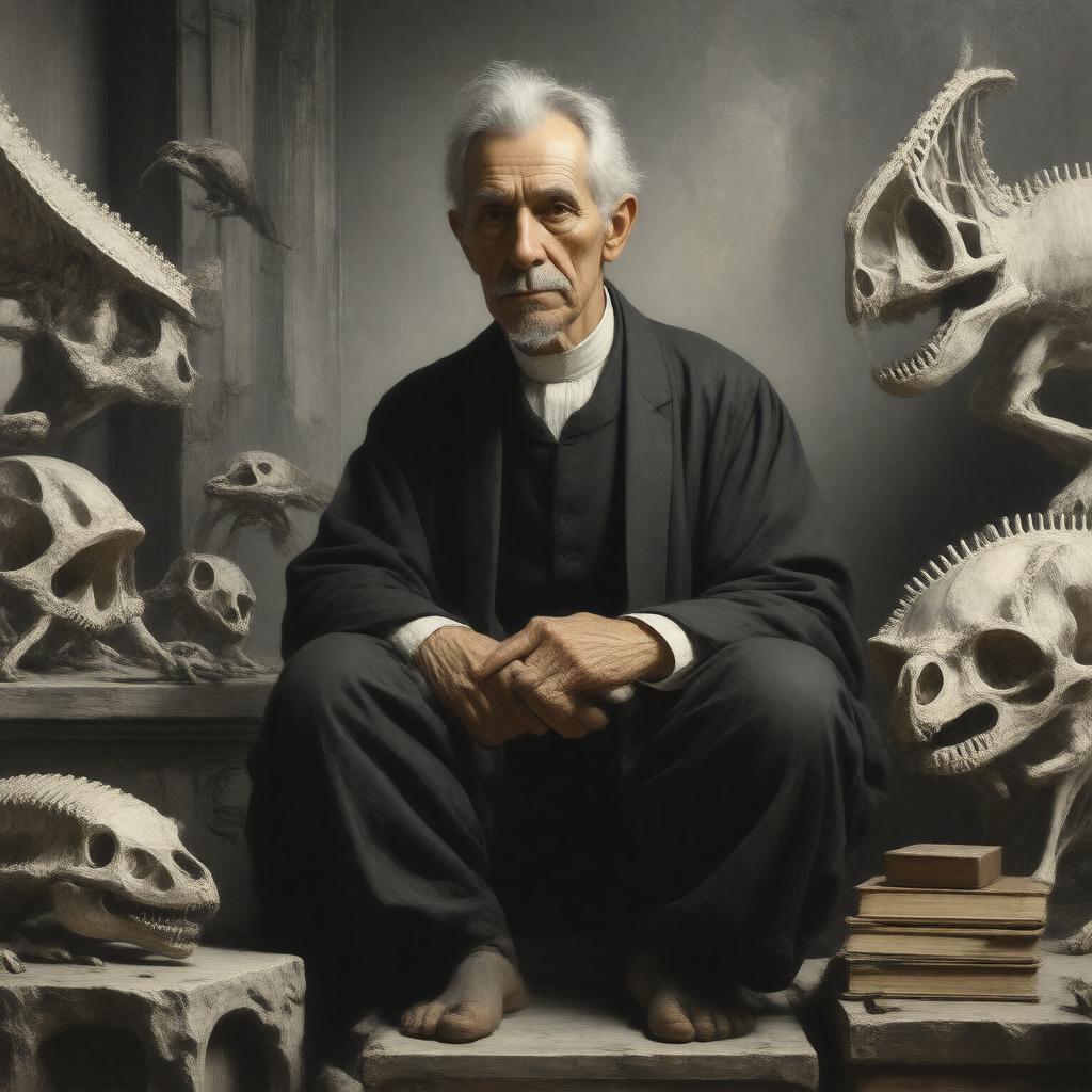 AI-created image of Teilhard de Chardin