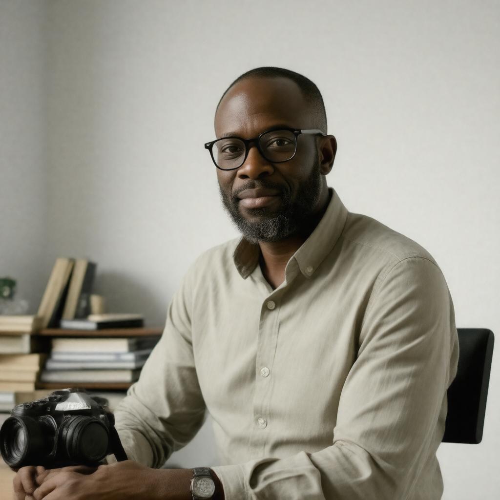AI-created image of Teju Cole