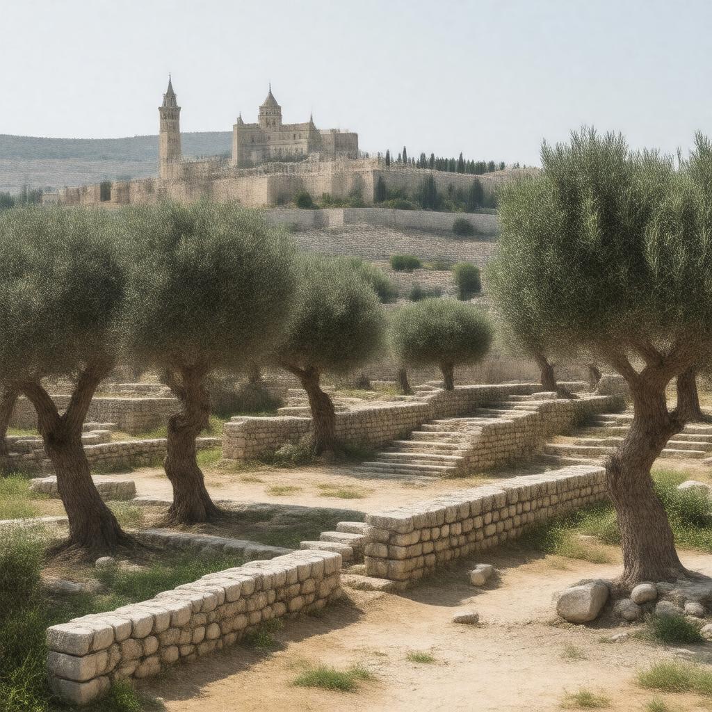 Click to view larger image AI-created image of Tel Rumeida