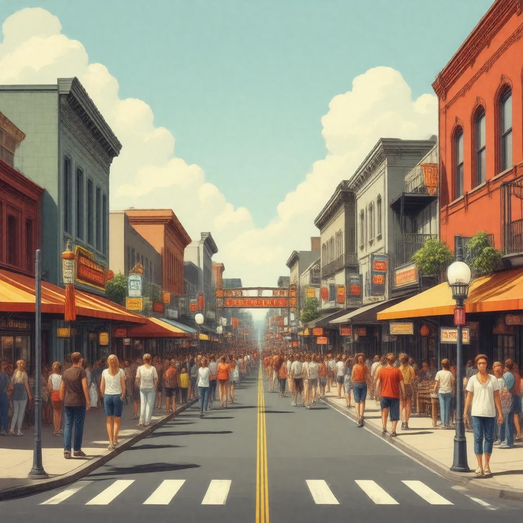 AI-created image of Telegraph Avenue