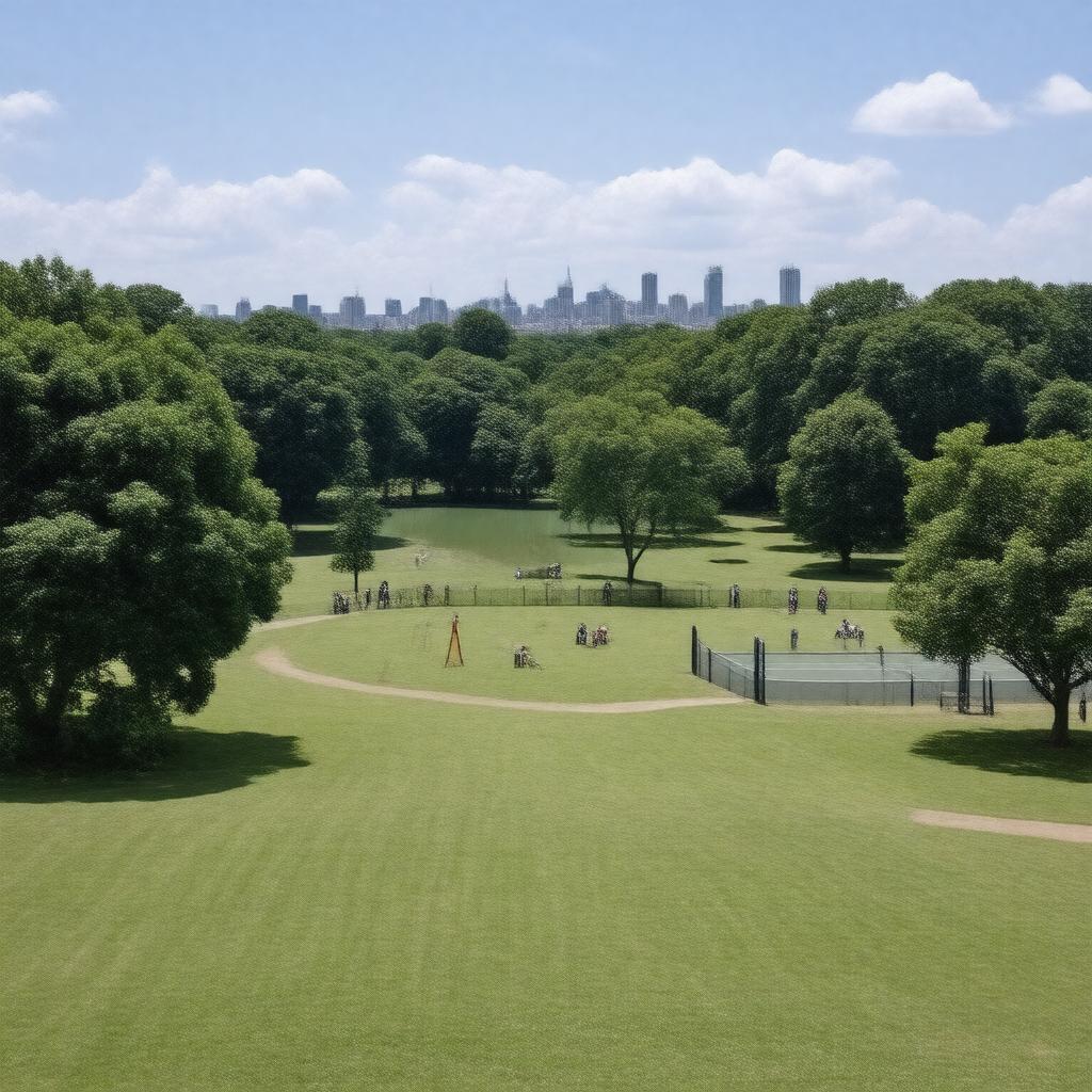 AI-created image of Telegraph Hill Park