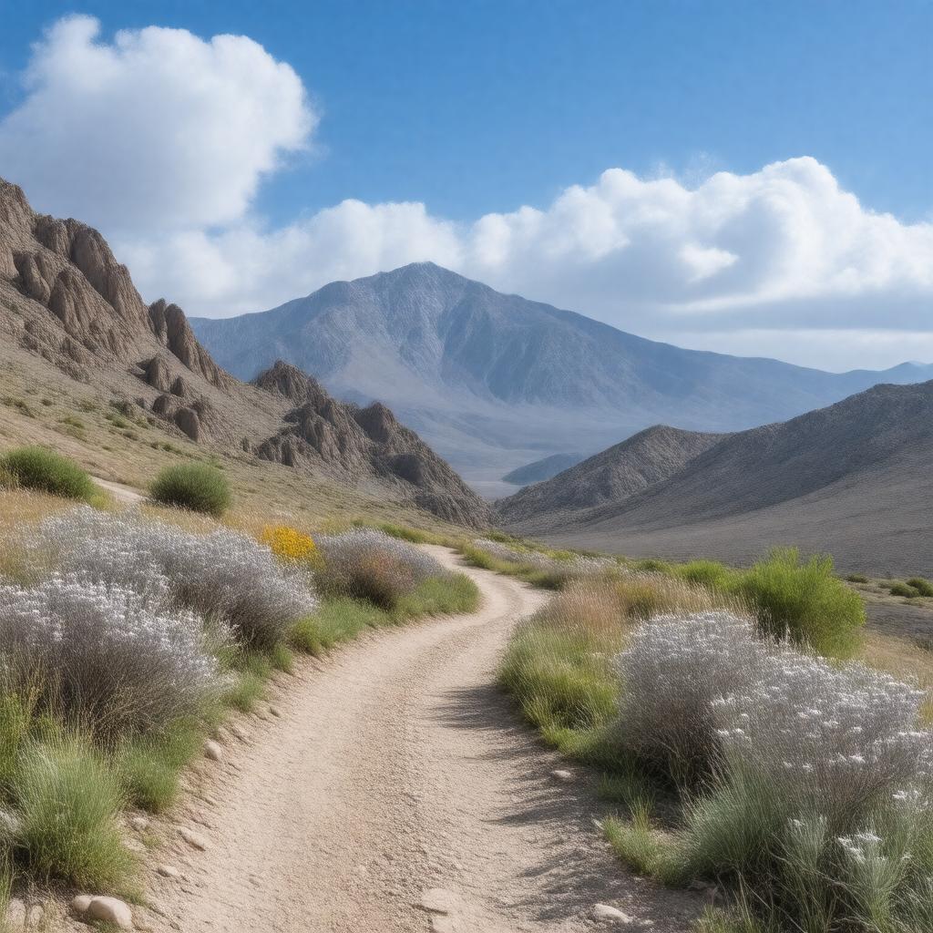 AI-created image of Telescope Peak Trail