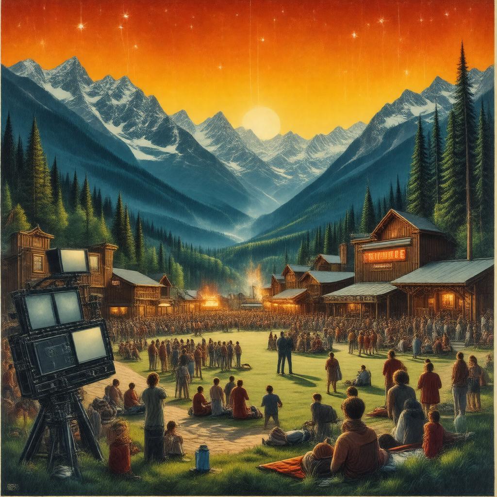 AI-created image of Telluride Film Festival