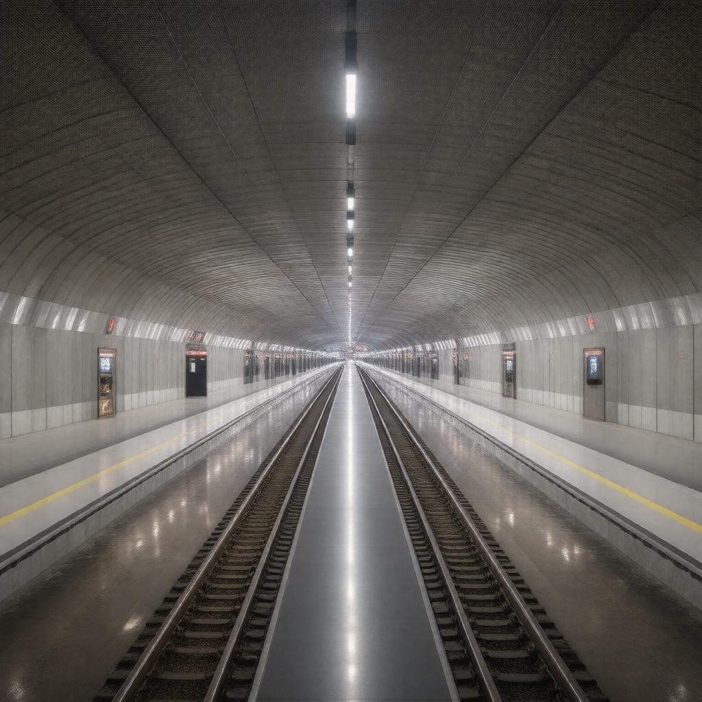 AI-created image of Telok Ayer MRT Station