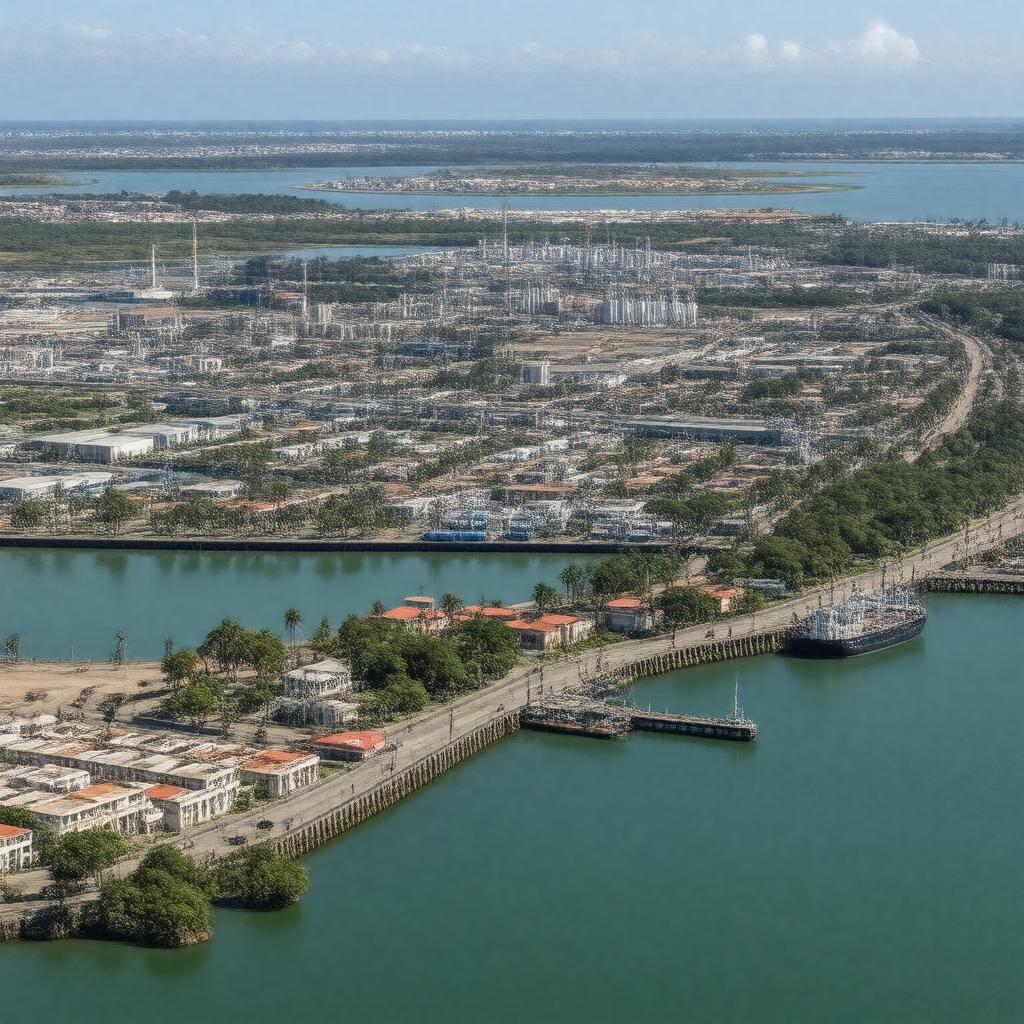 AI-created image of Tema, Ghana