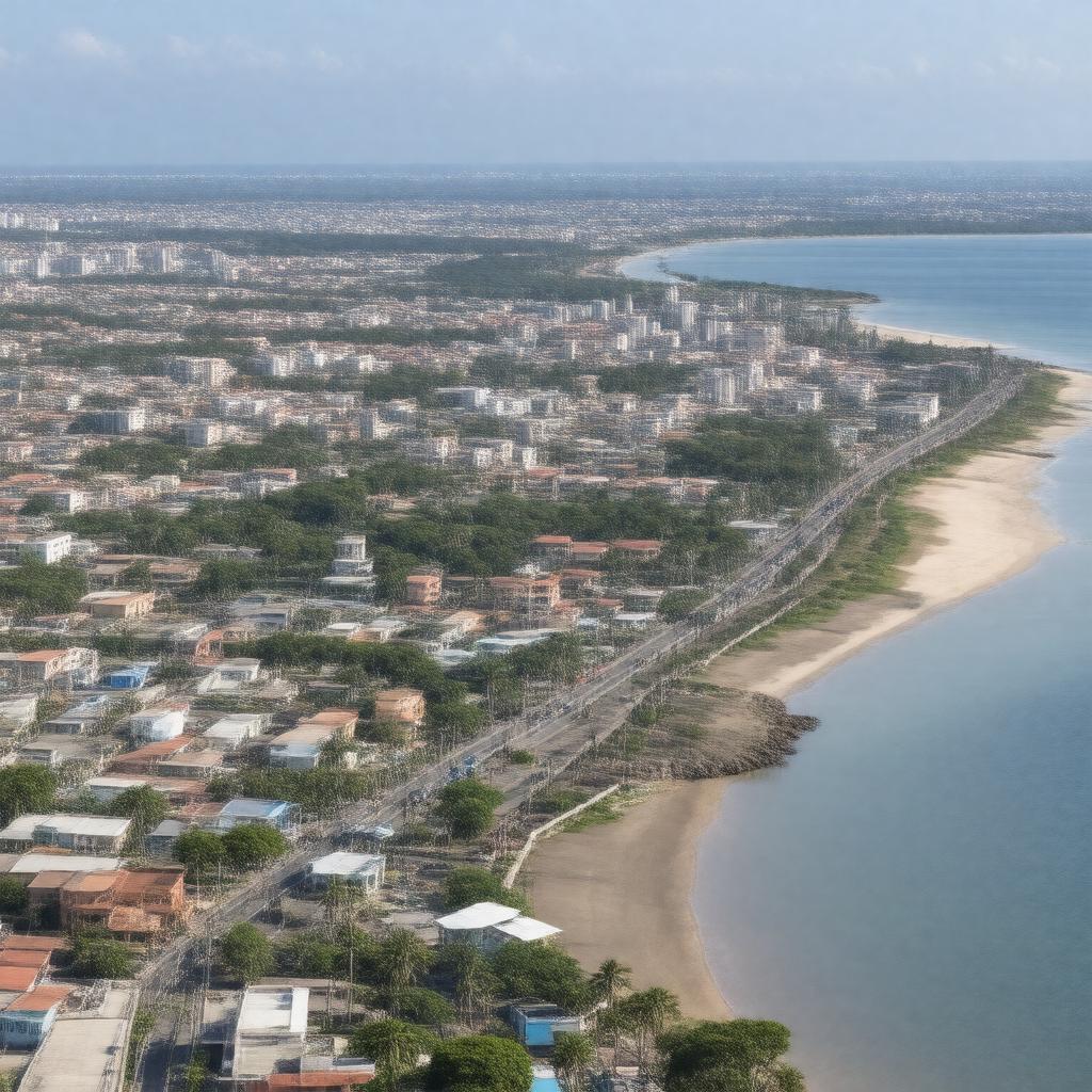 AI-created image of Tema Metropolitan District