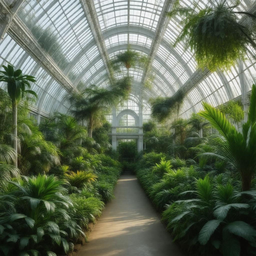 Click to view larger image AI-created image of Temperate House