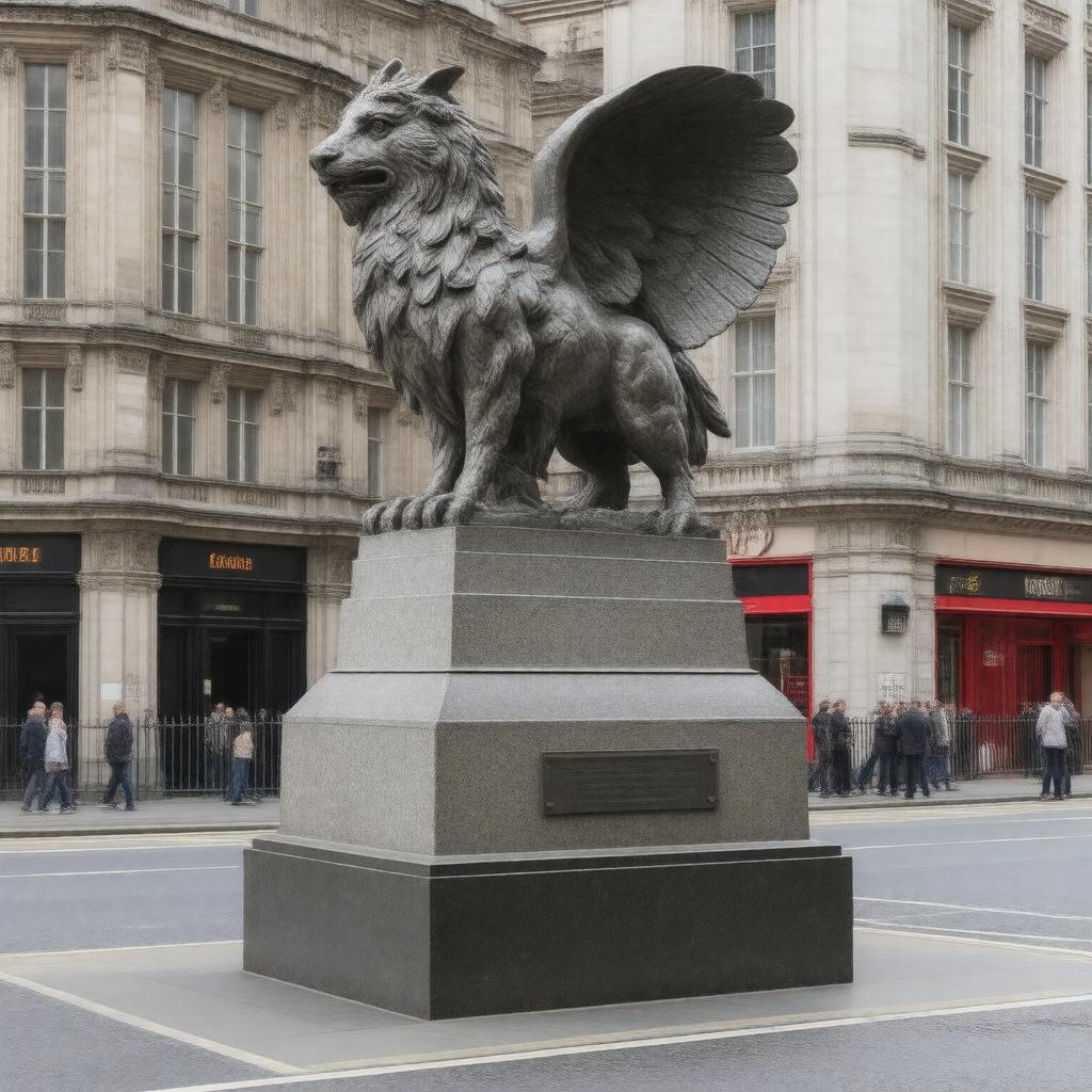 AI-created image of Temple Bar Memorial