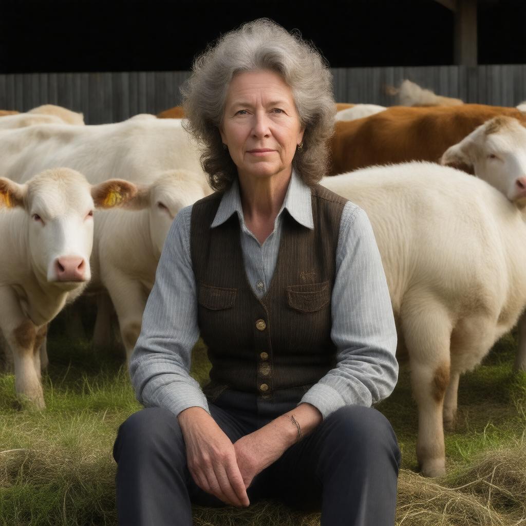 AI-created image of Temple Grandin