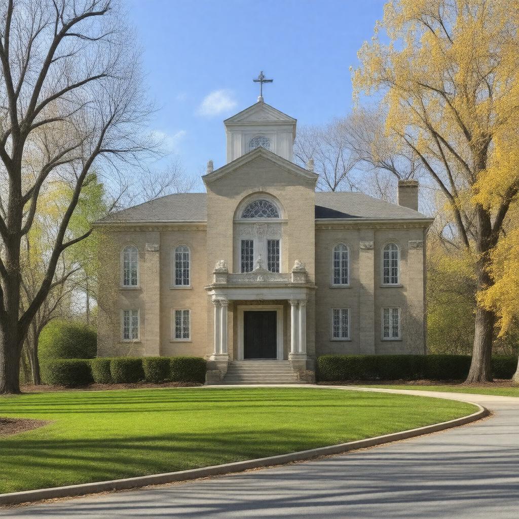 AI-created image of Temple Hillel B'nai Torah