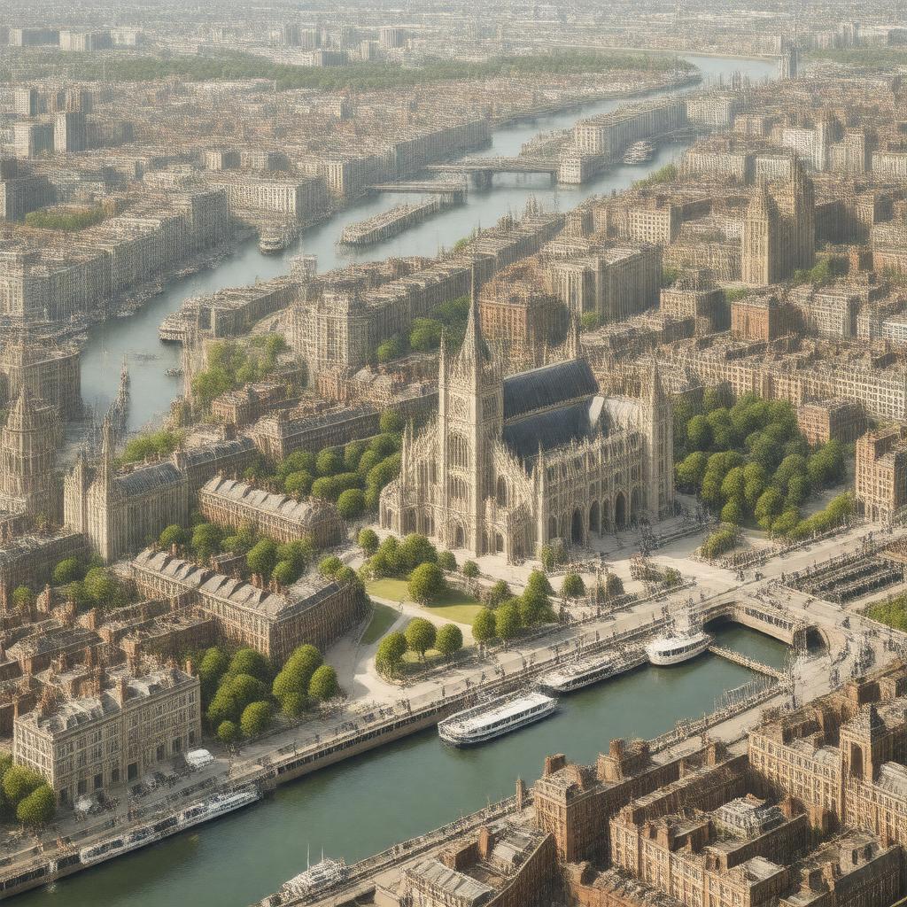 AI-created image of Temple (London)