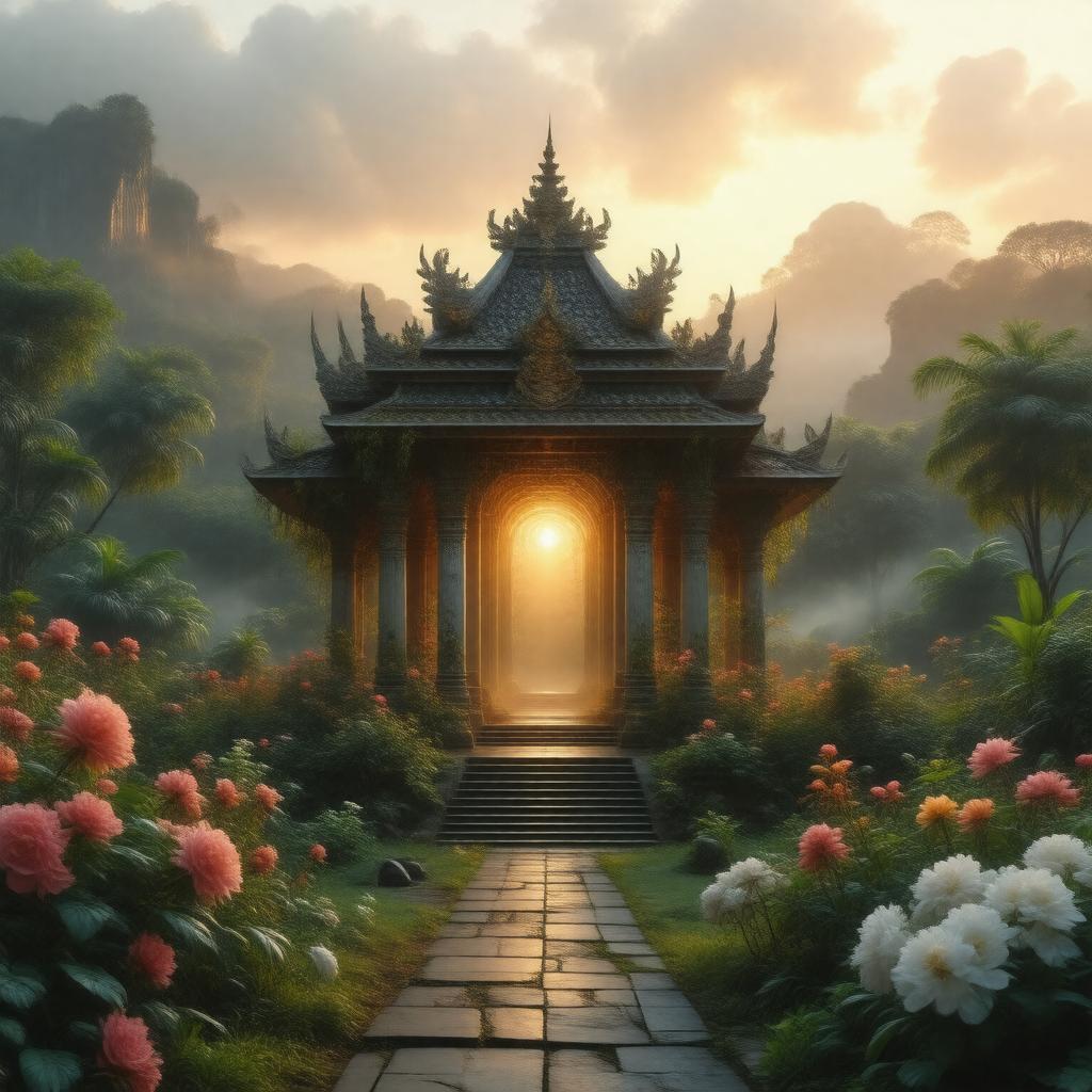 AI-created image of Temple (album)