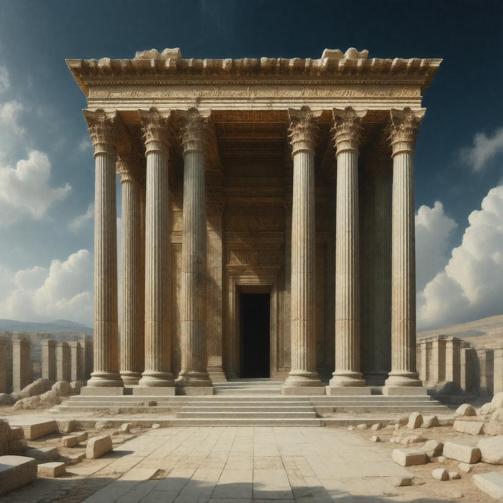AI-created image of Temple of Solomon