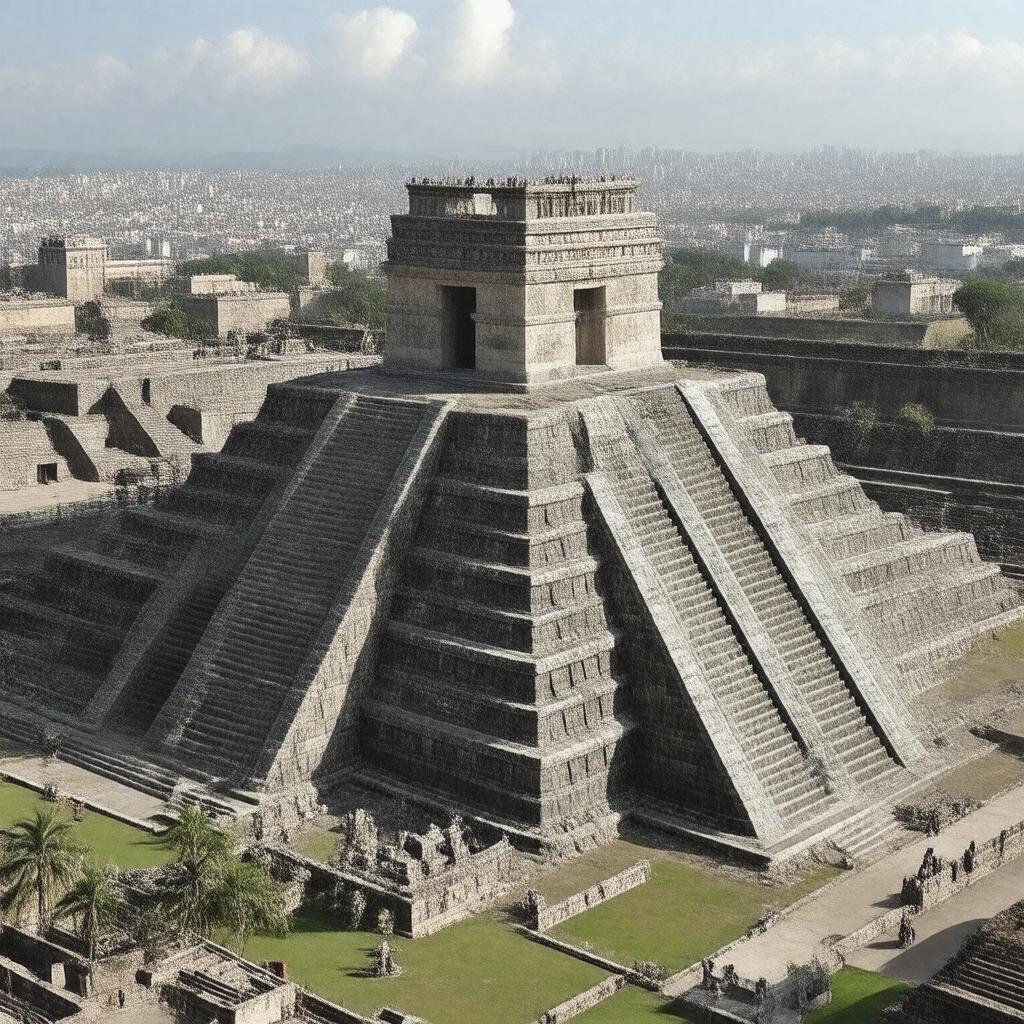 AI-created image of Templo Mayor