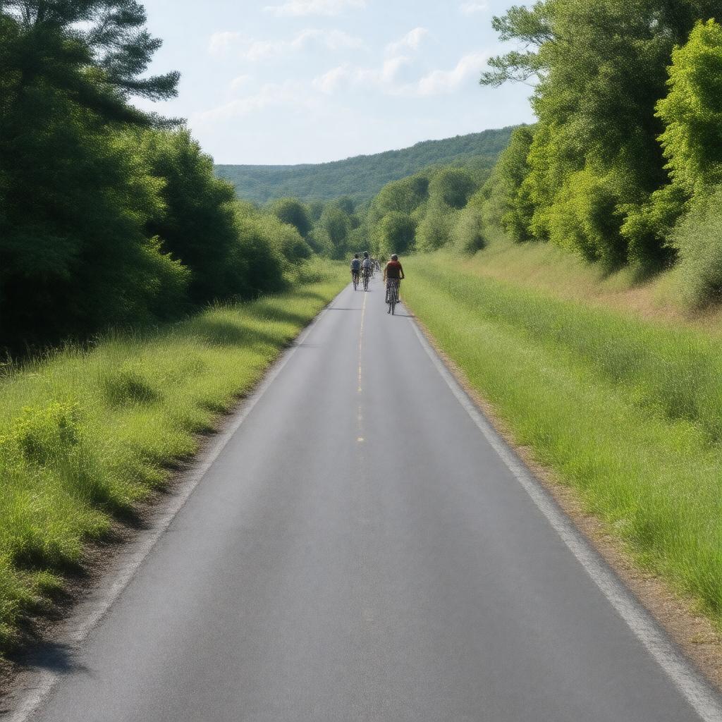 AI-created image of Ten Mile River Greenway