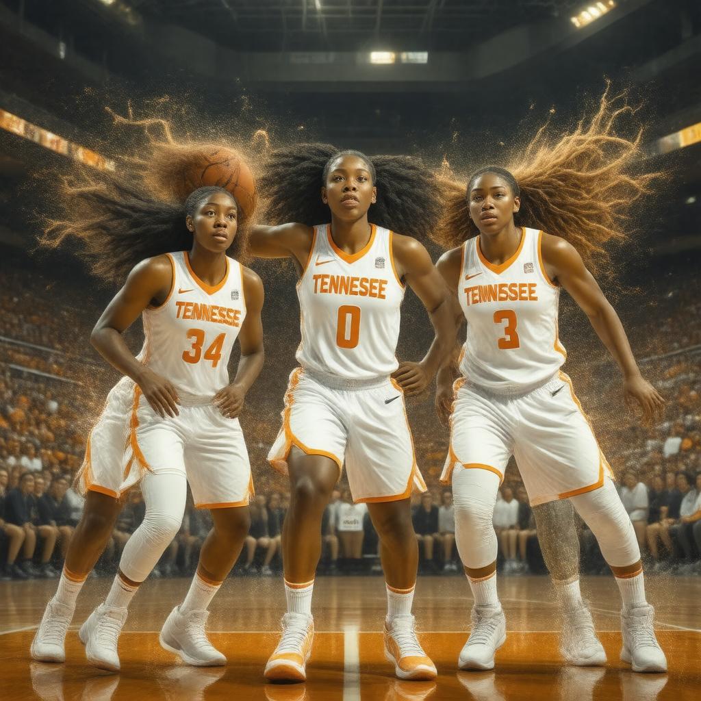 AI-created image of Tennessee Lady Volunteers