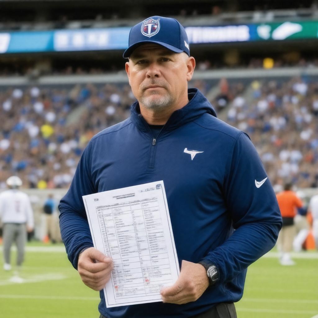 AI-created image of Tennessee Titans (head coach)