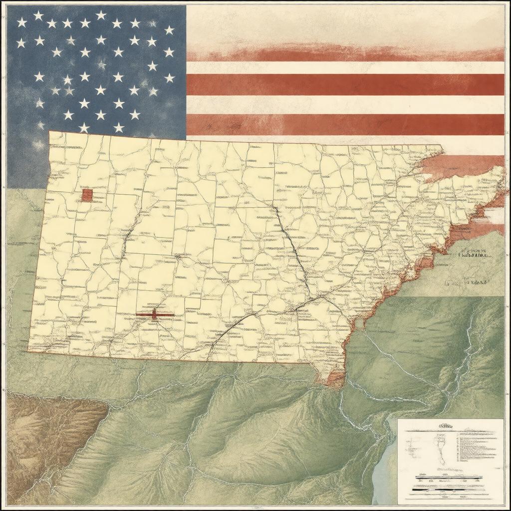 AI-created image of Tennessee's 7th congressional district