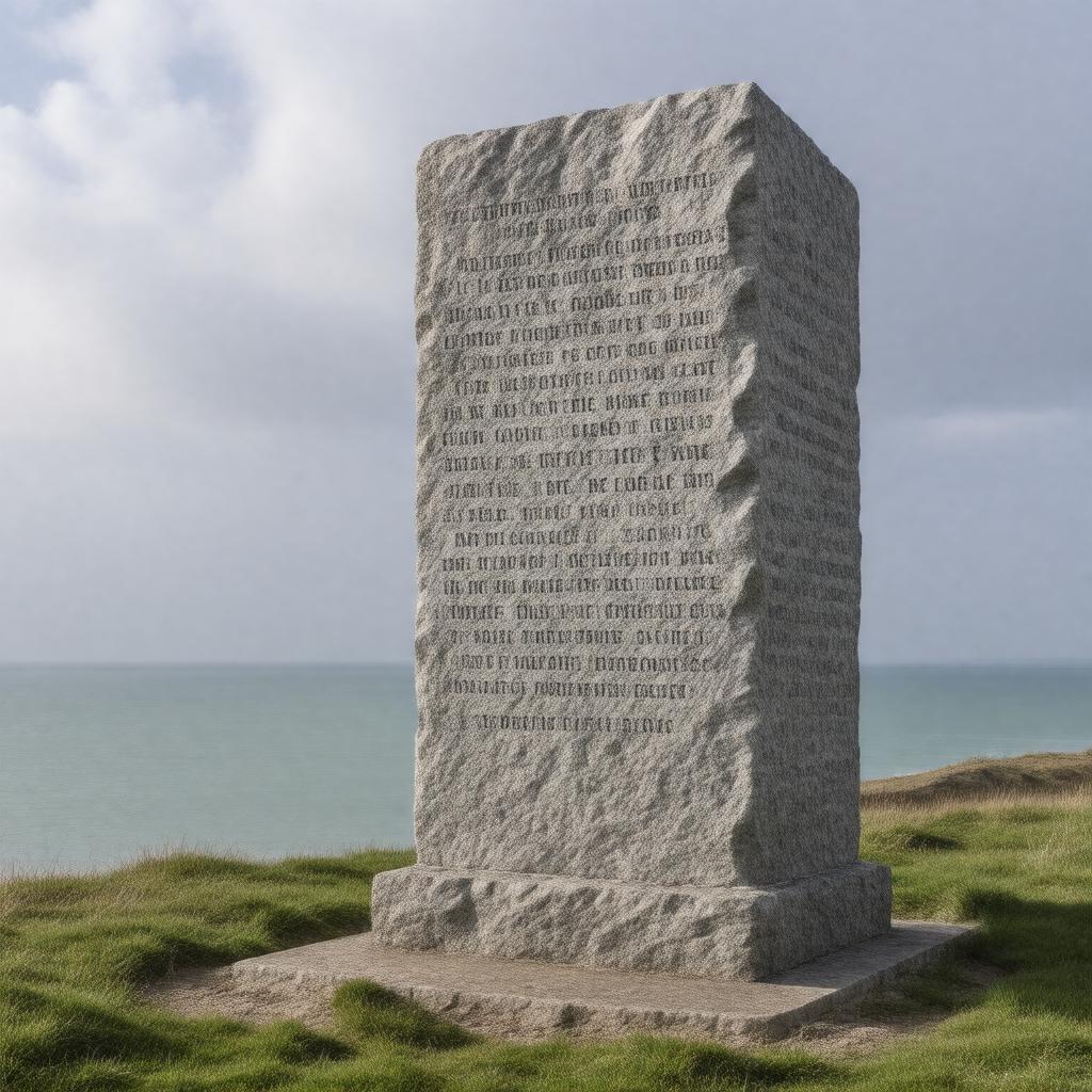 Click to view larger image AI-created image of Tennyson Monument