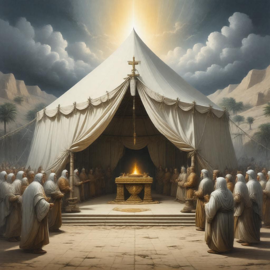 AI-created image of Tent of Meeting