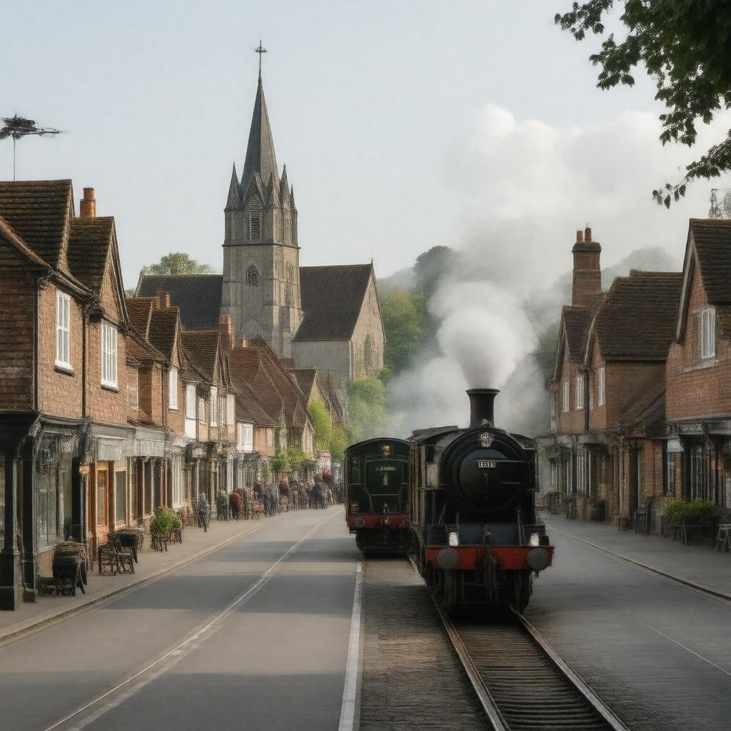 Click to view larger image AI-created image of Tenterden, Kent, England