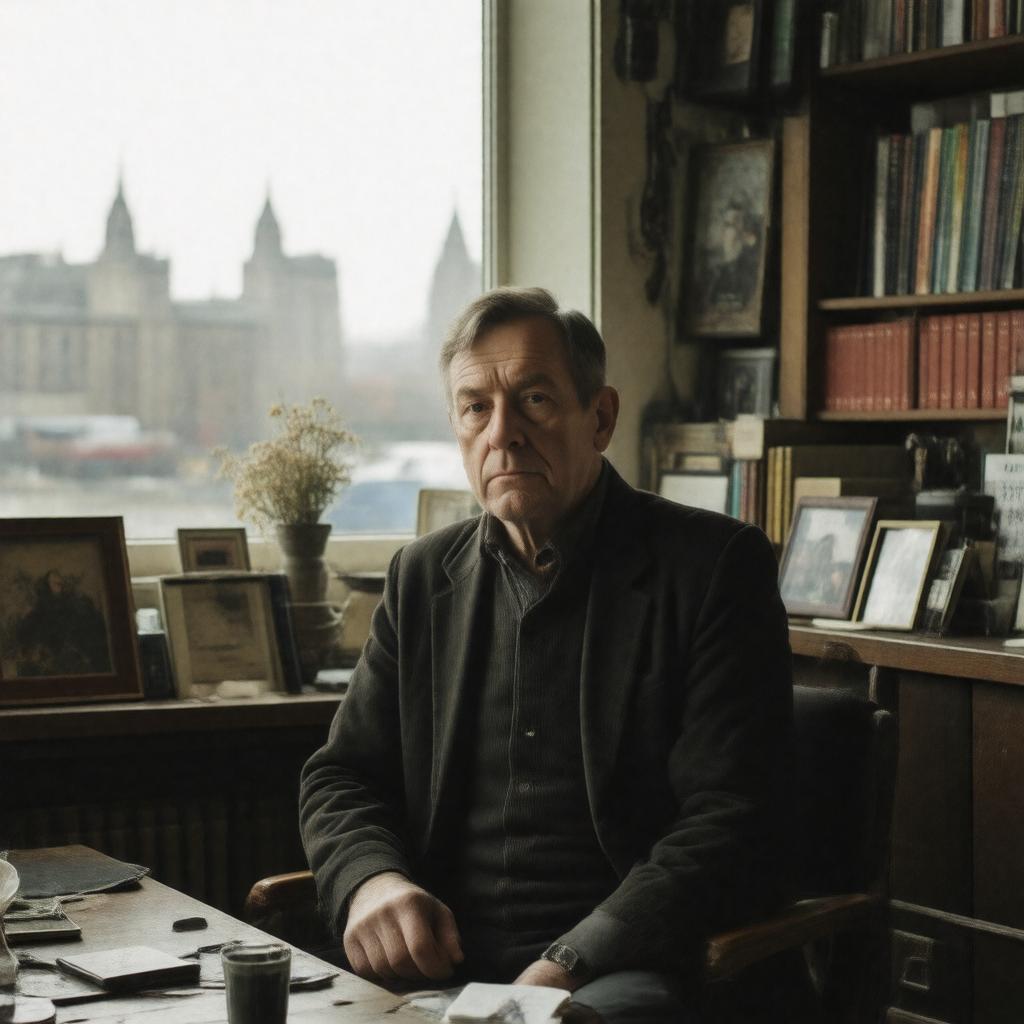 Click to view larger image AI-created image of Terence Davies