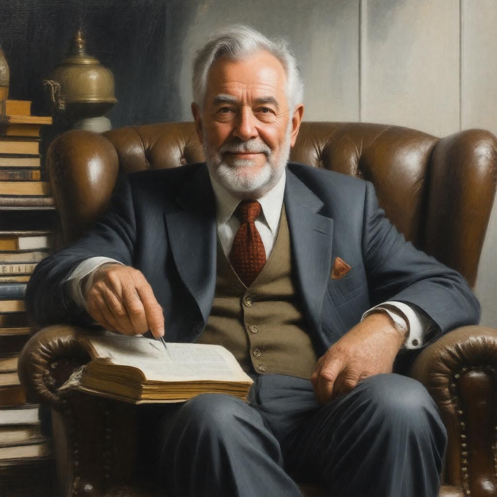 AI-created image of Terence Graham Parry Jones