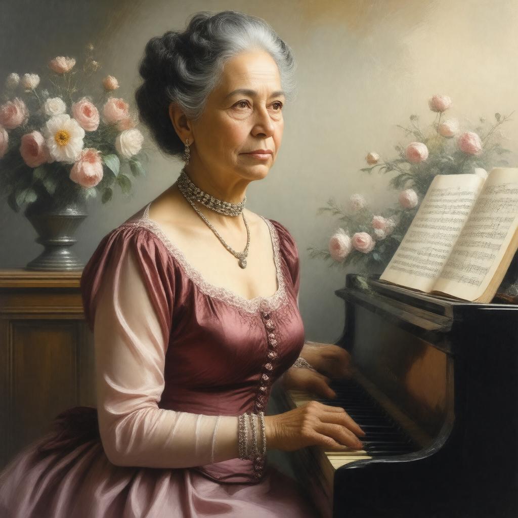 AI-created image of Teresa Carreño